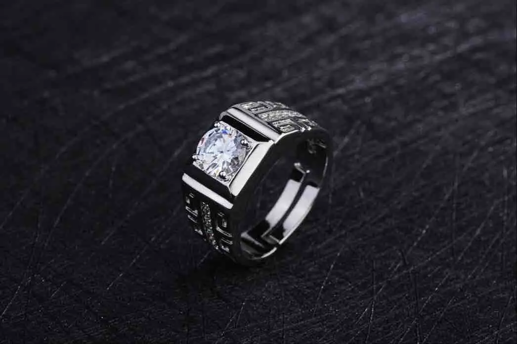 Charm 925 Sterling Silver Rings For men Shining crystal adjustable size Fashion Gifts engagement wedding high quality Jewelry Jewelry & Watches Rings Charm 925 Sterling Silver Rings For men Shining crystal adjustable size Fashion Gifts engagement wedding high quality Jewelry Jewelry & Watches Rings KDBazar