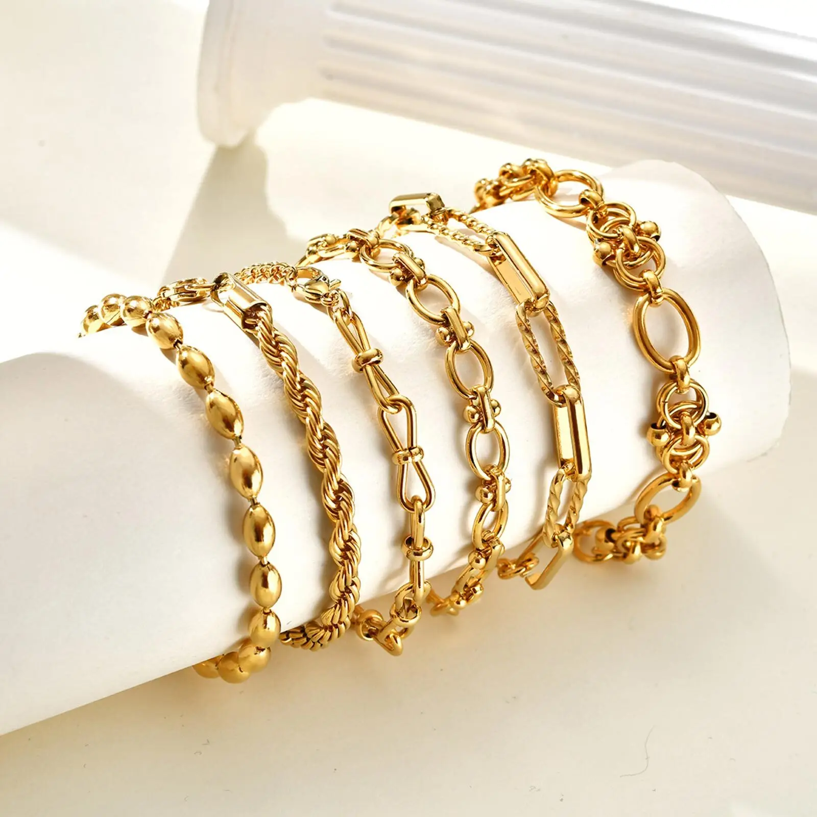 Chunky Stainless Steel Link Chain Bracelet Bracelets and Bangles Jewelry & Watches Chunky Stainless Steel Link Chain Bracelet Bracelets and Bangles Jewelry & Watches KDBazar