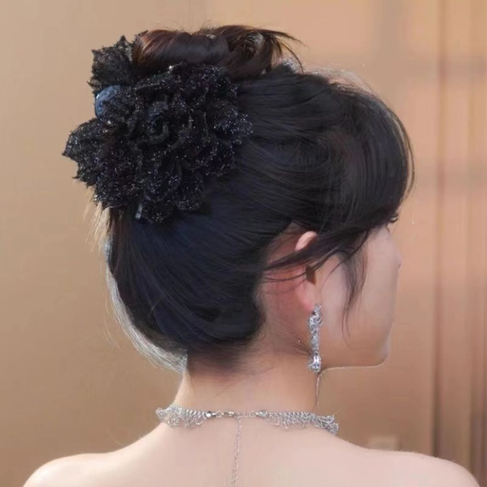 Elegant Mesh Flower Hair Claw Clip Strong Hold Nonslip Clip for Thick Thin Hair Ponytail Updo Styling Women Girls Holiday Use Clothing & Accessories Hair Accessories Women’s Fashion Elegant Mesh Flower Hair Claw Clip Strong Hold Nonslip Clip for Thick Thin Hair Ponytail Updo Styling Women Girls Holiday Use Clothing & Accessories Hair Accessories Women's Fashion KDBazar
