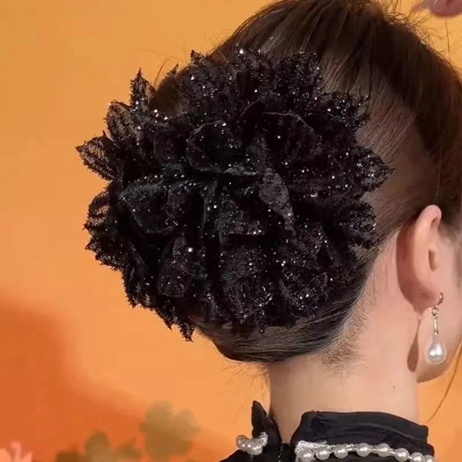 Elegant Mesh Flower Hair Claw Clip Strong Hold Nonslip Clip for Thick Thin Hair Ponytail Updo Styling Women Girls Holiday Use Clothing & Accessories Hair Accessories Women’s Fashion Elegant Mesh Flower Hair Claw Clip Strong Hold Nonslip Clip for Thick Thin Hair Ponytail Updo Styling Women Girls Holiday Use Clothing & Accessories Hair Accessories Women's Fashion KDBazar