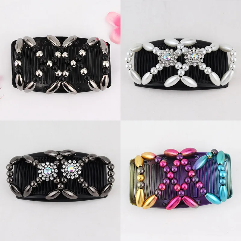 European and American Fashion Beaded Versatile Hair Comb Women’s Handmade Beaded Versatile Magic Hair Comb Headwear Accessories Clothing & Accessories Hair Accessories Women’s Fashion European and American Fashion Beaded Versatile Hair Comb Women's Handmade Beaded Versatile Magic Hair Comb Headwear Accessories Clothing & Accessories Hair Accessories Women's Fashion KDBazar