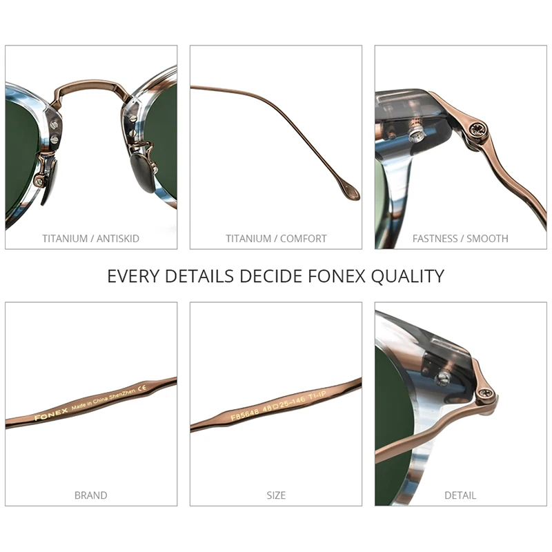FONEX Acetate Titanium Polarized Sunglasses Men Brand Design Retro Vintage Square Sun Glasses for Women Japanese Shades 85648 Bags & Accessories Sunglasses Sunglasses for Women FONEX Acetate Titanium Polarized Sunglasses Men Brand Design Retro Vintage Square Sun Glasses for Women Japanese Shades 85648 Bags & Accessories Sunglasses Sunglasses for Women KDBazar