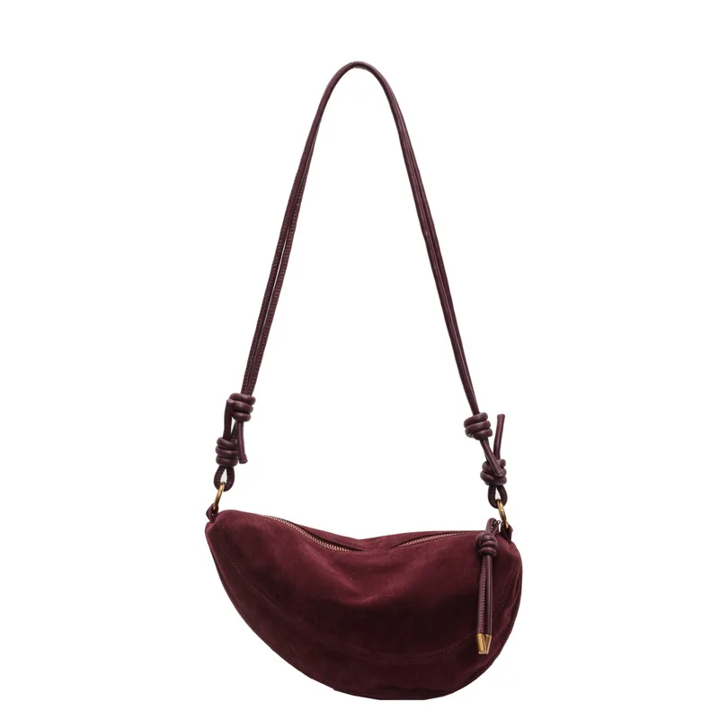 Faux Suede Super Popular Niche Suede Shoulder Bag for Women 2025 Hot Sale Single Crossbody Bags Underarm Dumpling Sweet Bags Bags & Accessories Burgundy Bags handbags and purses Faux Suede Super Popular Niche Suede Shoulder Bag for Women 2025 Hot Sale Single Crossbody Bags Underarm Dumpling Sweet Bags Bags & Accessories Burgundy Bags handbags and purses KDBazar