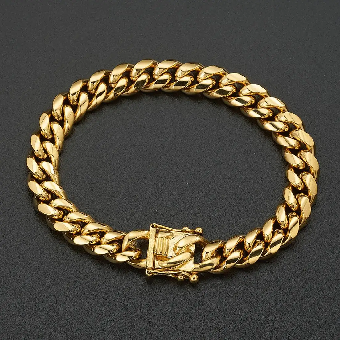 Gold Color/Rose Gold Stainless Steel Curb Cuban Link Chain Bracelet Bangle Jewelry 7-11inch for Men Women 8/10/12/14/16/18mm Bracelets and Bangles Jewelry & Watches Gold Color/Rose Gold Stainless Steel Curb Cuban Link Chain Bracelet Bangle Jewelry 7-11inch for Men Women 8/10/12/14/16/18mm Bracelets and Bangles Jewelry & Watches KDBazar
