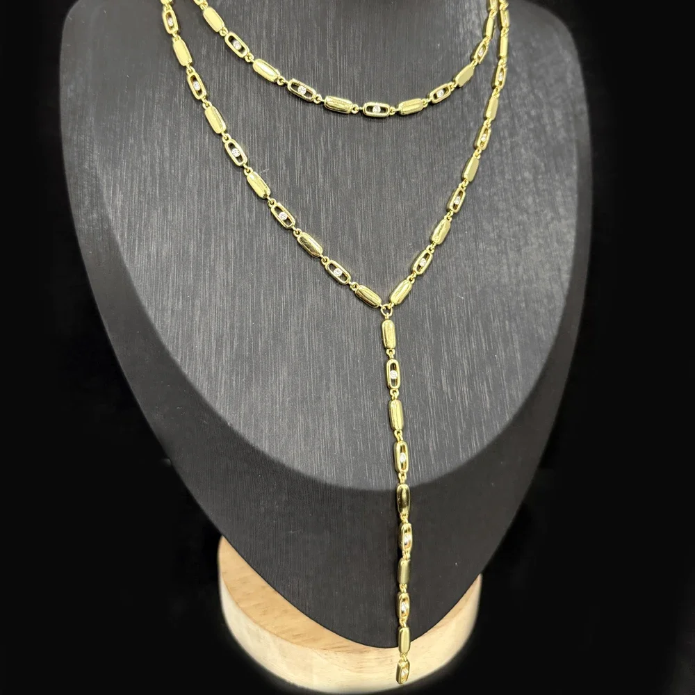 Gold Lariat Necklace for Women Jewelry & Watches Necklaces Gold Lariat Necklace for Women Jewelry & Watches Necklaces KDBazar
