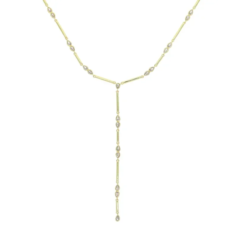 Gold Lariat Necklace for Women Jewelry & Watches Necklaces KDBazar