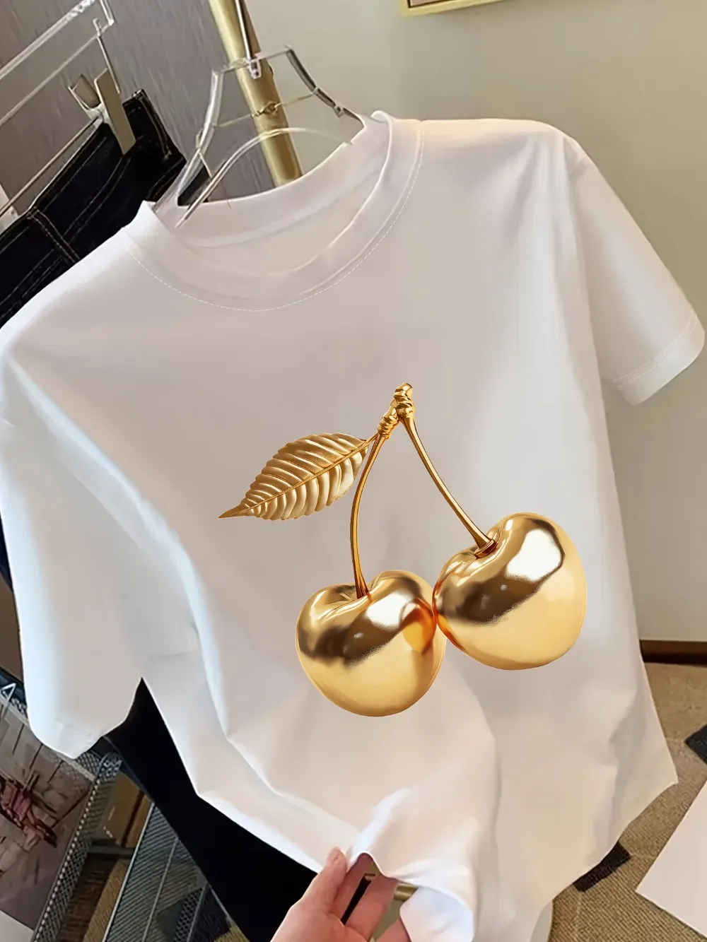 Short sleeve elegant top for summer