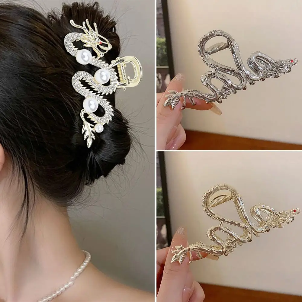 High Quality Chinese Style Hair Clips Dragon Shaped Rhinestone Hair Comb Alloy Metal with Pearl Rhinestone Hairpin Women Clothing & Accessories Hair Accessories Women’s Fashion High Quality Chinese Style Hair Clips Dragon Shaped Rhinestone Hair Comb Alloy Metal with Pearl Rhinestone Hairpin Women Clothing & Accessories Hair Accessories Women's Fashion KDBazar