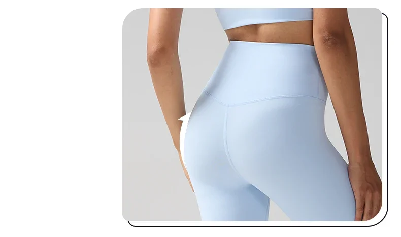 High waist compression leggings side view