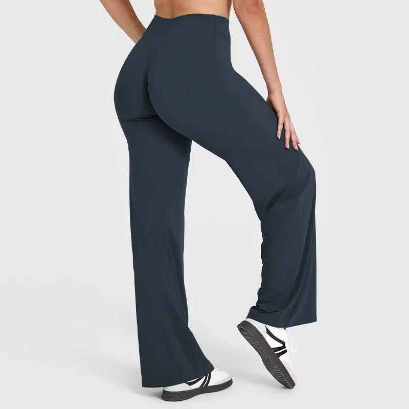 High Waisted Straight Leg Yoga Pants for Women, Naked Feeling Butt Lifting Loose Fit Workout Trousers, Slimming Gym Pants Jeans, Pants & Skirts Trousers Women’s Fashion High Waisted Straight Leg Yoga Pants for Women, Naked Feeling Butt Lifting Loose Fit Workout Trousers, Slimming Gym Pants Jeans, Pants & Skirts Trousers Women's Fashion KDBazar