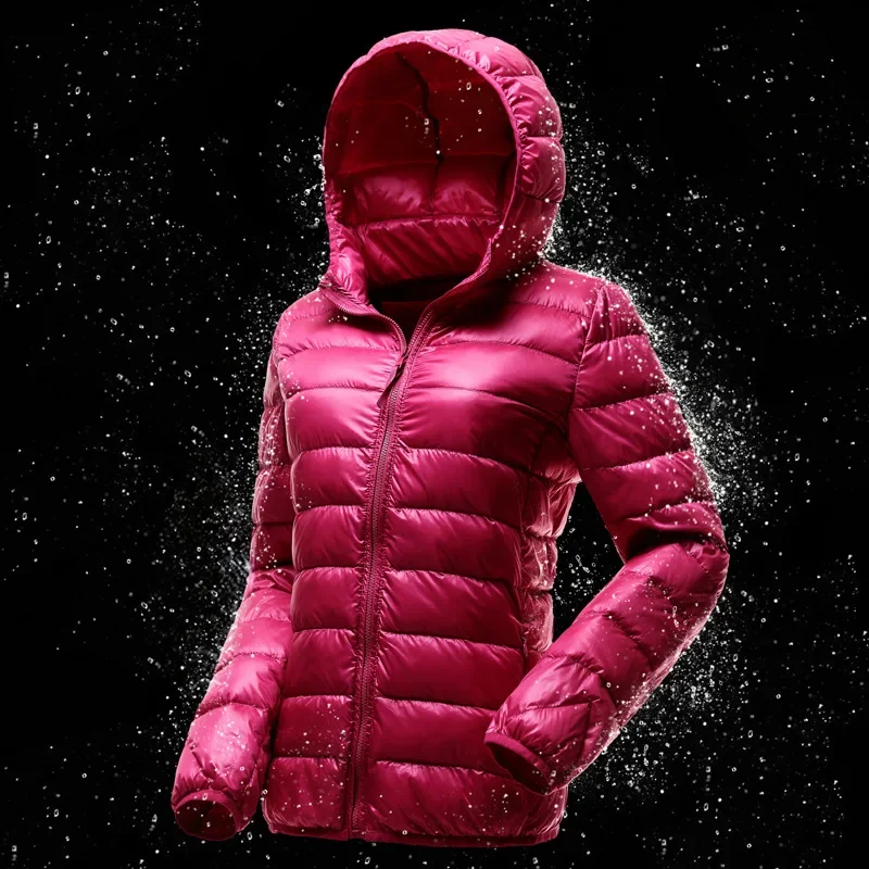 Hooded Duck Down Puffer Jacket for Women Down Jackets Hooded Duck Down Puffer Jacket for Women Down Jackets KDBazar