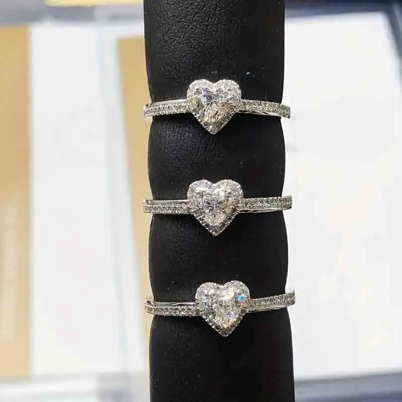 Huitan AA Heart Cubic Zirconia Wedding Rings for Women Luxury Silver Color Proposal Engagement Ring Temperament Ladies Jewelry Jewelry & Watches Rings Huitan AA Heart Cubic Zirconia Wedding Rings for Women Luxury Silver Color Proposal Engagement Ring Temperament Ladies Jewelry Jewelry & Watches Rings KDBazar