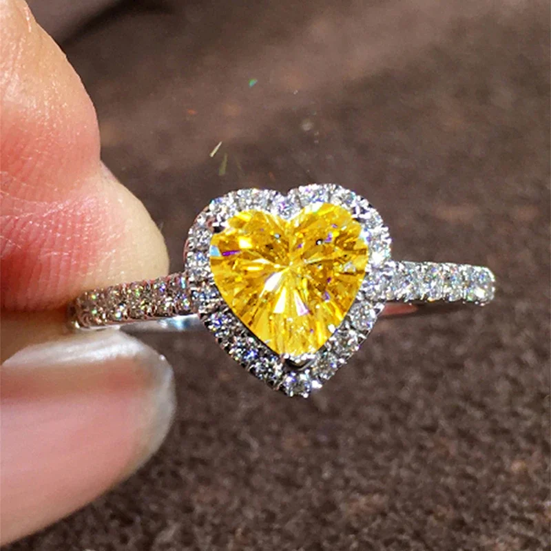 Huitan Aesthetic Brilliant Heart Designed Rings for Women Shiny Cubic Zirconia Finger Accessories Exquisite Engagement Jewelry Jewelry & Watches Rings Huitan Aesthetic Brilliant Heart Designed Rings for Women Shiny Cubic Zirconia Finger Accessories Exquisite Engagement Jewelry Jewelry & Watches Rings KDBazar