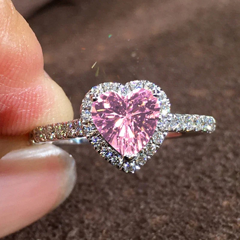 Huitan Aesthetic Brilliant Heart Designed Rings for Women Shiny Cubic Zirconia Finger Accessories Exquisite Engagement Jewelry Jewelry & Watches Rings Huitan Aesthetic Brilliant Heart Designed Rings for Women Shiny Cubic Zirconia Finger Accessories Exquisite Engagement Jewelry Jewelry & Watches Rings KDBazar