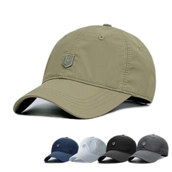 Quick-Dry Outdoor Sun Protection Cap Adjustable Golf Fishing Hat
