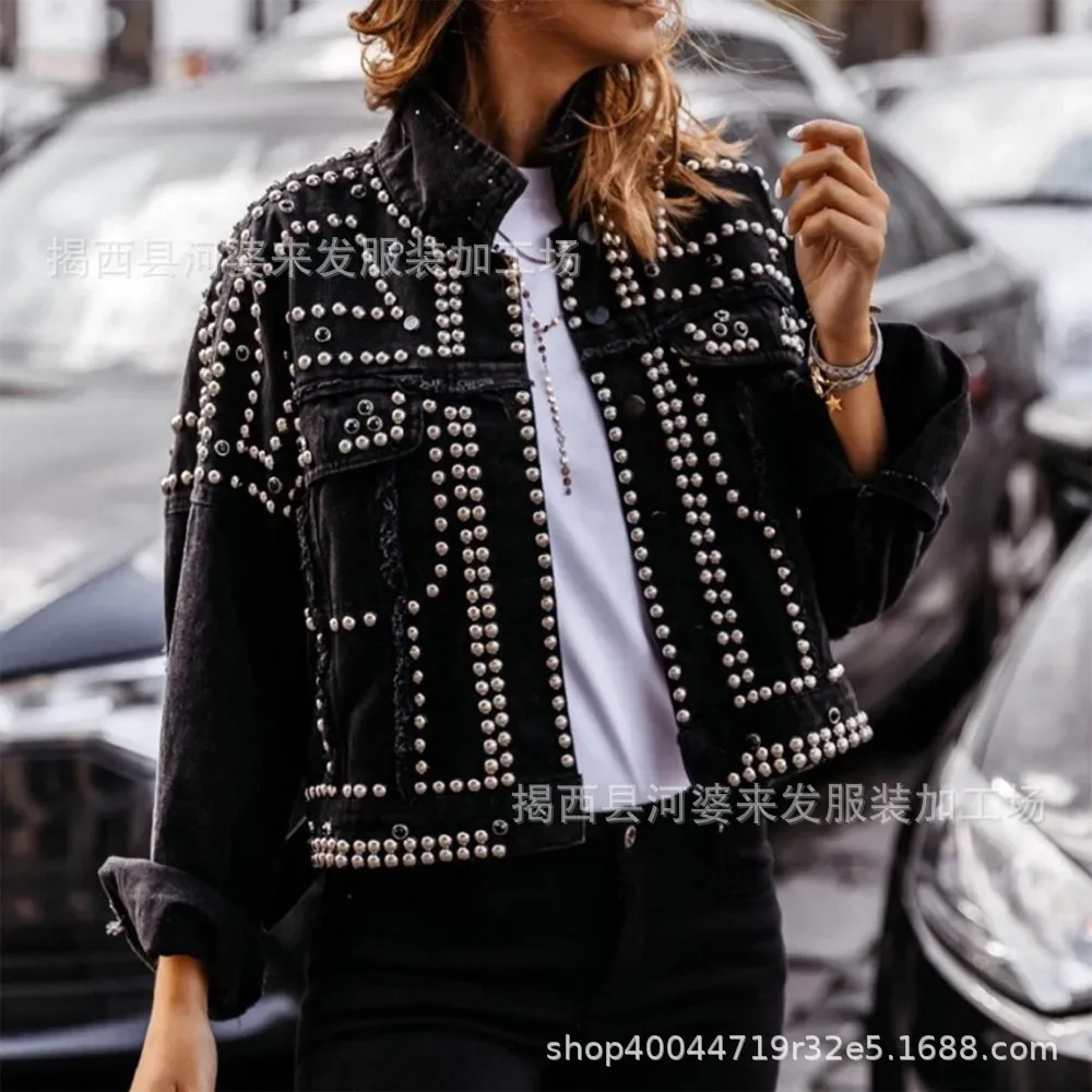 Jackets Women Denim Coats Turn Down Collar Full Sleeve Casual Coat Rivet Open Stitch Regular Splice Autumn Winter Jacket 2024 Women’s Fashion Women’s Jackets & Coats Jackets Women Denim Coats Turn Down Collar Full Sleeve Casual Coat Rivet Open Stitch Regular Splice Autumn Winter Jacket 2024 Women's Fashion Women's Jackets & Coats KDBazar