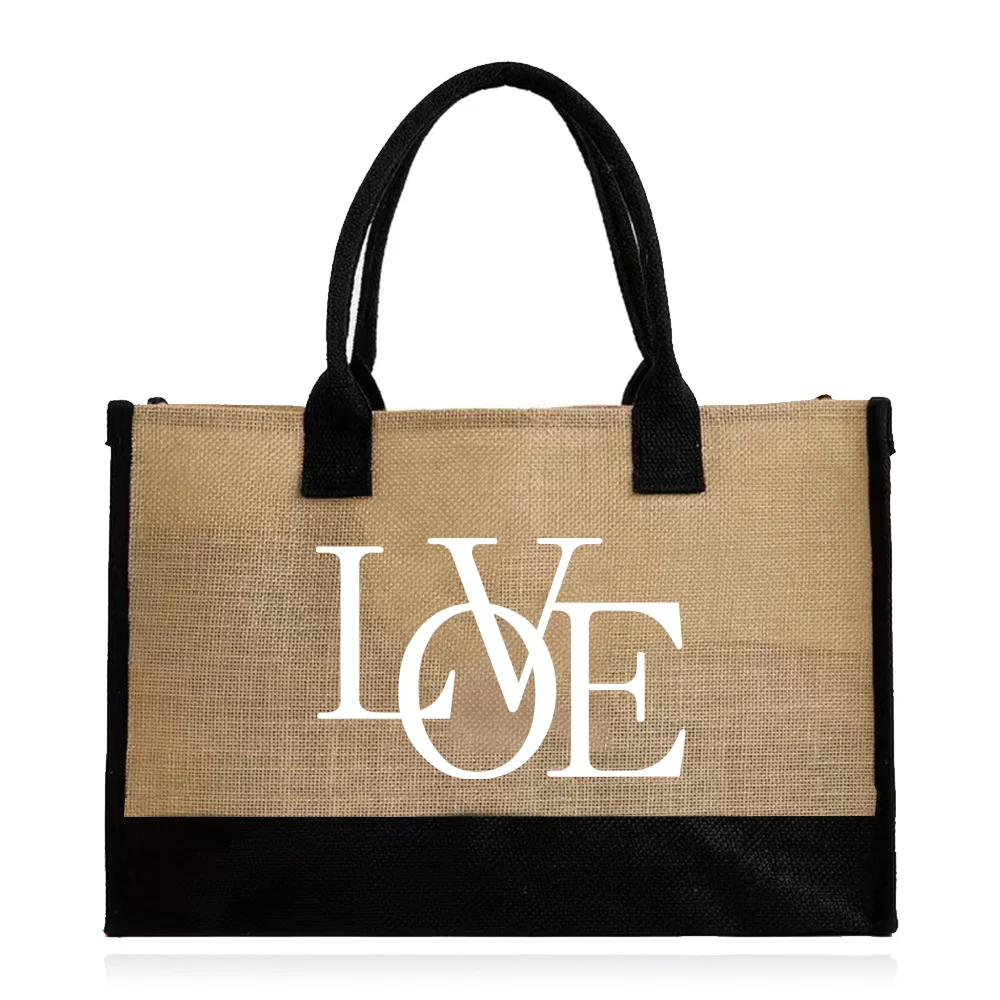 Jute Shopping Tote Bag for Women Gifts Jute Shopping Tote Bag for Women Gifts KDBazar