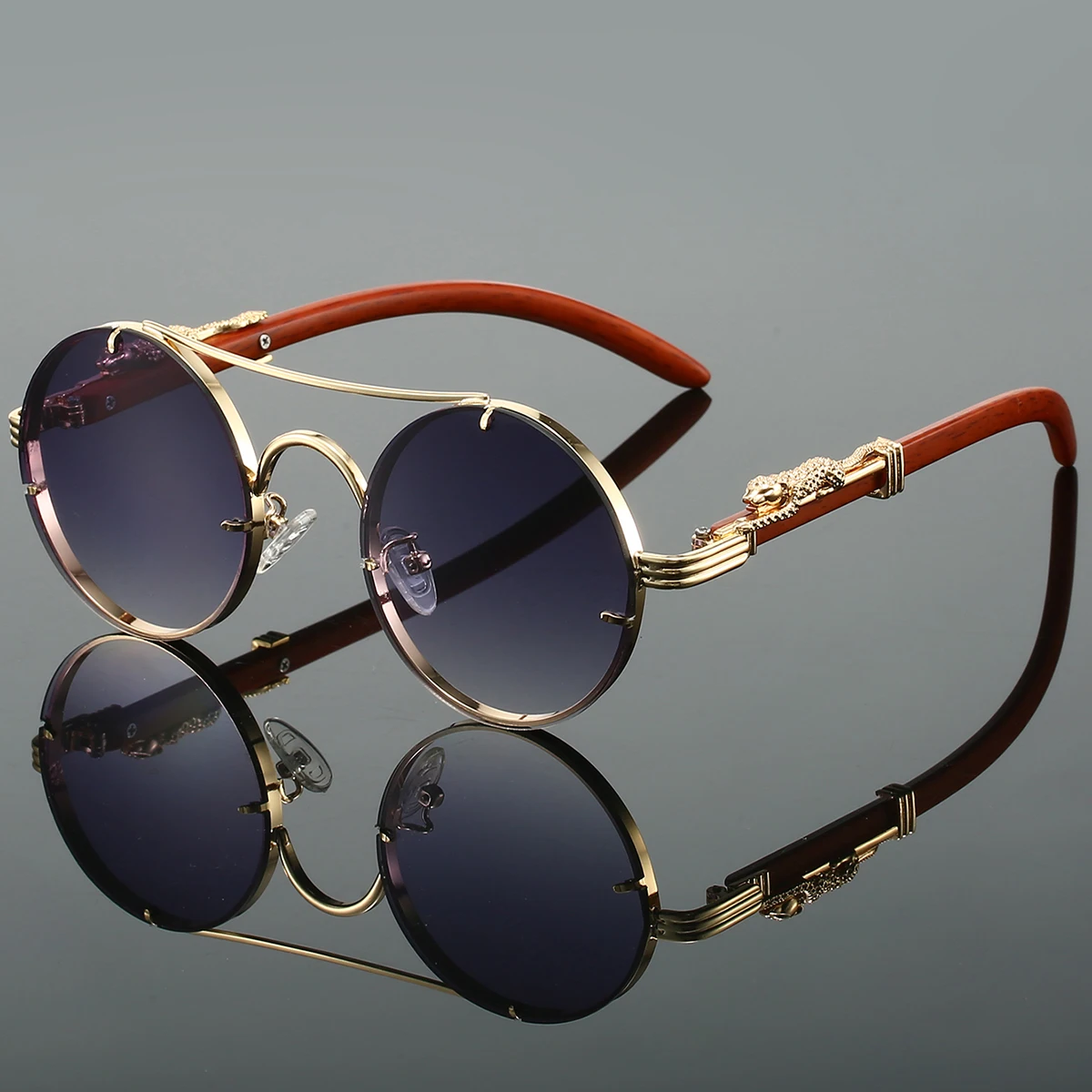 KAMMPT Vintage Round Sunglasses Men Fashion Double Bridge Multicolor Shades Women Retro Trendy Brand Luxury Design Sun Glasses Jewelry & Watches Rings KAMMPT Vintage Round Sunglasses Men Fashion Double Bridge Multicolor Shades Women Retro Trendy Brand Luxury Design Sun Glasses Jewelry & Watches Rings KDBazar