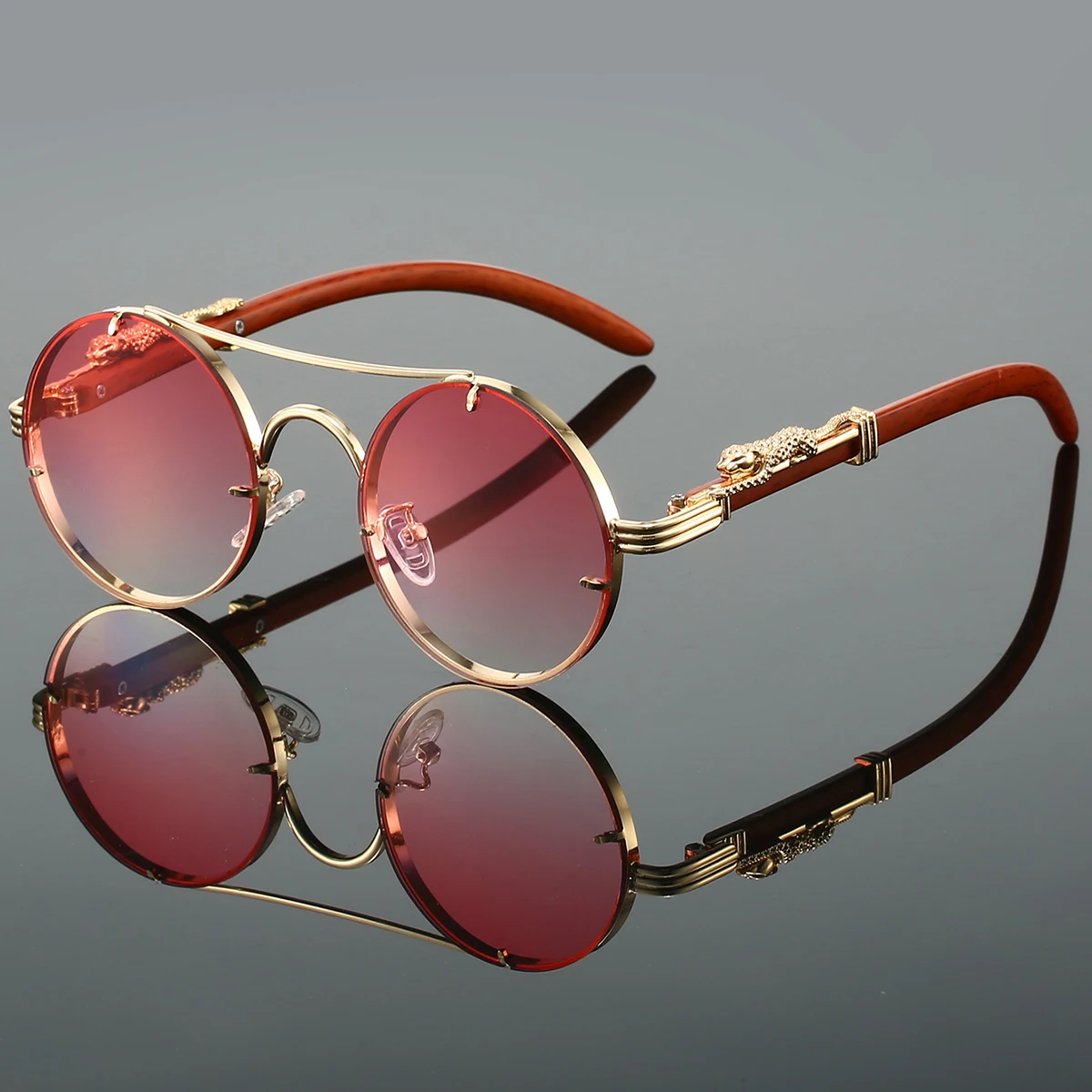 KAMMPT Vintage Round Sunglasses Men Fashion Double Bridge Multicolor Shades Women Retro Trendy Brand Luxury Design Sun Glasses Jewelry & Watches Rings KAMMPT Vintage Round Sunglasses Men Fashion Double Bridge Multicolor Shades Women Retro Trendy Brand Luxury Design Sun Glasses Jewelry & Watches Rings KDBazar