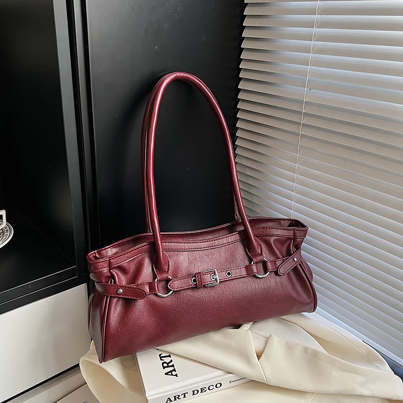 LEFTSIDE 2025New Women’s Red Leather Handbag Fashion Top-Handle Tote Bag for Work Casual Soft Purse Shoulder Bag Gift Idea Bags & Accessories Burgundy Bags handbags and purses LEFTSIDE 2025New Women's Red Leather Handbag Fashion Top-Handle Tote Bag for Work Casual Soft Purse Shoulder Bag Gift Idea Bags & Accessories Burgundy Bags handbags and purses KDBazar