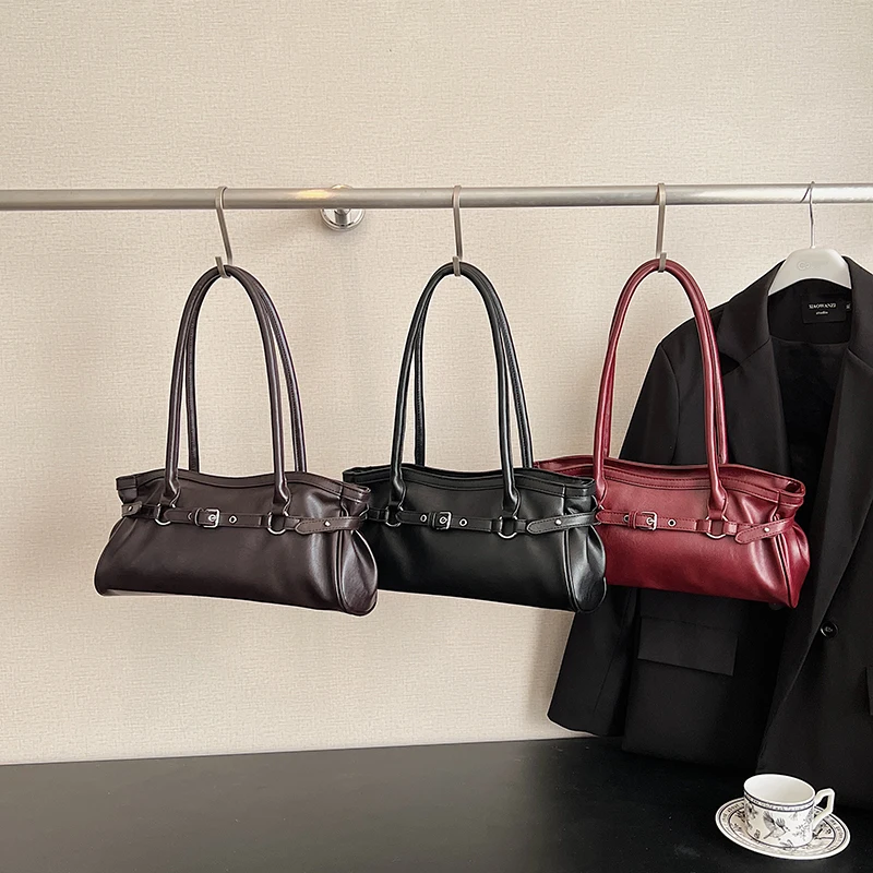 LEFTSIDE 2025New Women’s Red Leather Handbag Fashion Top-Handle Tote Bag for Work Casual Soft Purse Shoulder Bag Gift Idea Bags & Accessories Burgundy Bags handbags and purses LEFTSIDE 2025New Women's Red Leather Handbag Fashion Top-Handle Tote Bag for Work Casual Soft Purse Shoulder Bag Gift Idea Bags & Accessories Burgundy Bags handbags and purses KDBazar