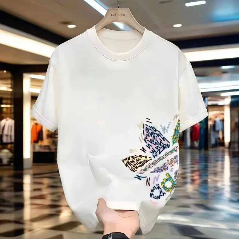 Loose Fit Streetwear T-Shirt for Men Men’s Clothing Men’s Fashion Men’s Trendy T-Shirts Loose Fit Streetwear T-Shirt for Men Men's Clothing Men's Fashion Men's Trendy T-Shirts KDBazar