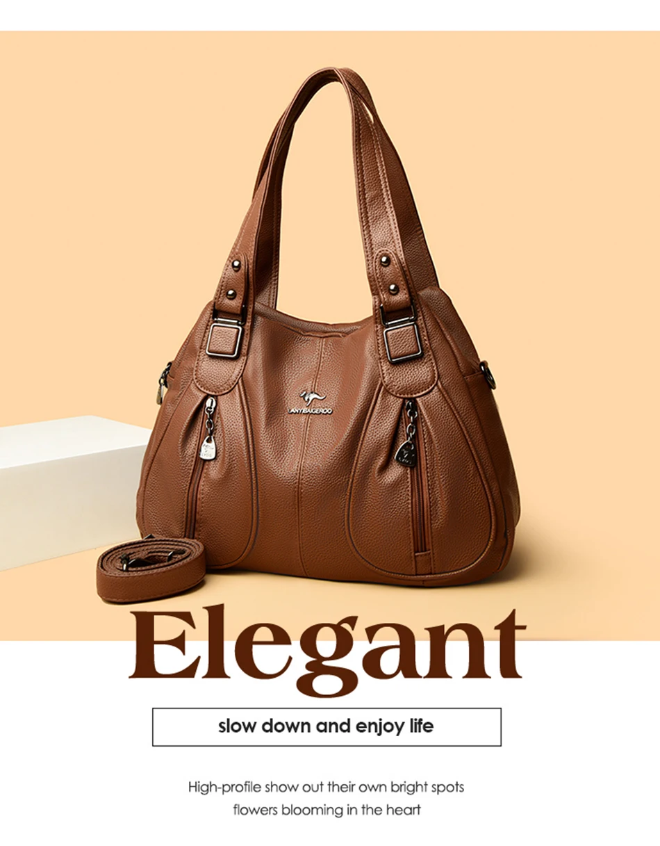 Luxury Handbags Women Leather Shoulder Bags Designer Ladies Crossbody Hand Bags for Women 2025 High Capacity Casual Tote Bag Sac Luxury Handbags Women Leather Shoulder Bags Designer Ladies Crossbody Hand Bags for Women 2025 High Capacity Casual Tote Bag Sac