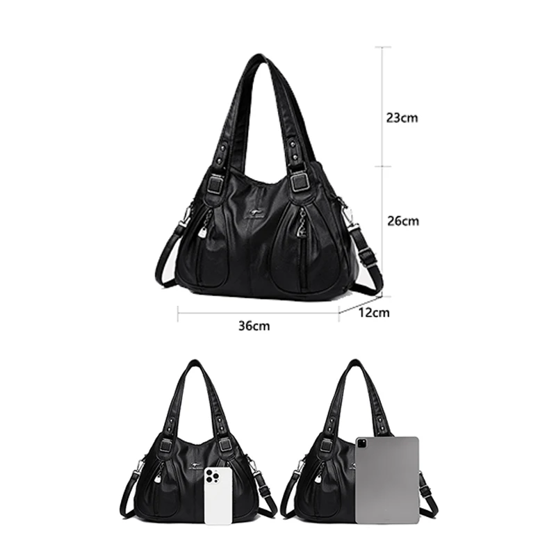 Luxury Handbags Women Leather Shoulder Bags Designer Ladies Crossbody Hand Bags for Women 2025 High Capacity Casual Tote Bag Sac Bags & Accessories Burgundy Bags handbags and purses Luxury Handbags Women Leather Shoulder Bags Designer Ladies Crossbody Hand Bags for Women 2025 High Capacity Casual Tote Bag Sac Bags & Accessories Burgundy Bags handbags and purses KDBazar
