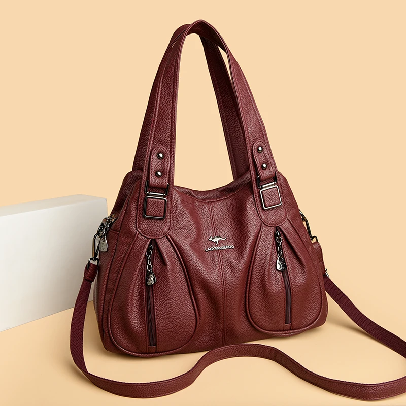 Luxury Handbags Women Leather Shoulder Bags Designer Ladies Crossbody Hand Bags for Women 2025 High Capacity Casual Tote Bag Sac Bags & Accessories Burgundy Bags handbags and purses Luxury Handbags Women Leather Shoulder Bags Designer Ladies Crossbody Hand Bags for Women 2025 High Capacity Casual Tote Bag Sac Bags & Accessories Burgundy Bags handbags and purses KDBazar