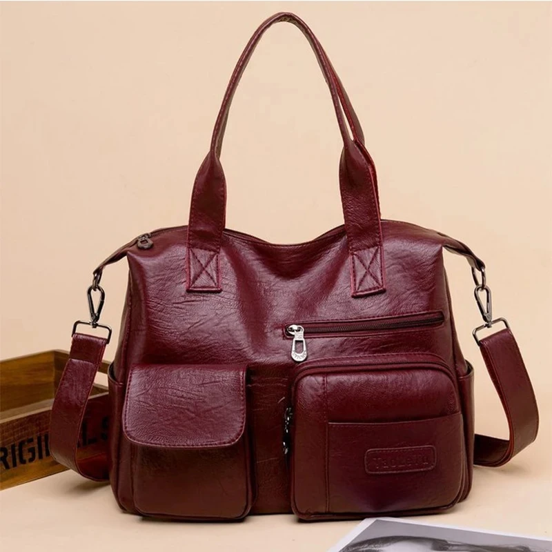 Luxury Shopping Handbags Female Shoulder Bags Designer PU Leather Crossbody Bags for Women Large Capacity Messenger Bag Totes Bags & Accessories Burgundy Bags handbags and purses Luxury Shopping Handbags Female Shoulder Bags Designer PU Leather Crossbody Bags for Women Large Capacity Messenger Bag Totes Bags & Accessories Burgundy Bags handbags and purses KDBazar