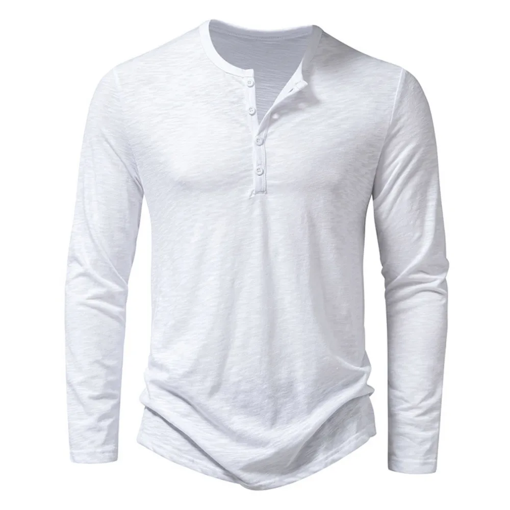 Men’s Cotton Button Henley neck Shirt Long Sleeve Casual Button Solid color Fashion T-Shirts Men’s Clothing Men’s Fashion Men’s T-Shirts Men's Cotton Button Henley neck Shirt Long Sleeve Casual Button Solid color Fashion T-Shirts Men's Clothing Men's Fashion Men's T-Shirts KDBazar