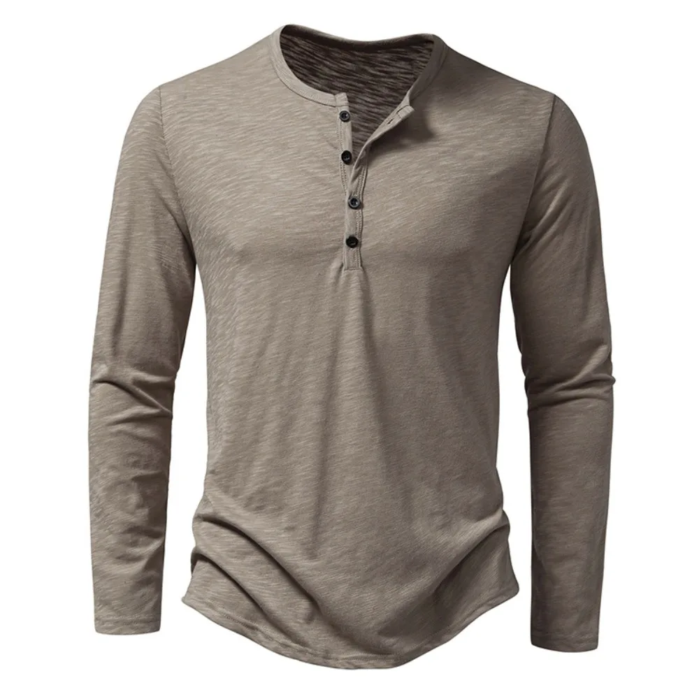 Men’s Cotton Button Henley neck Shirt Long Sleeve Casual Button Solid color Fashion T-Shirts Men’s Clothing Men’s Fashion Men’s T-Shirts Men's Cotton Button Henley neck Shirt Long Sleeve Casual Button Solid color Fashion T-Shirts Men's Clothing Men's Fashion Men's T-Shirts KDBazar