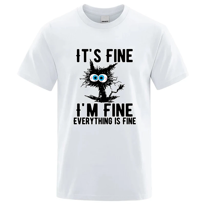 Men’s High Quality T-shirt Cotton Blend Funny Cool Cat Printed T-shirt Casual Men Short Sleeve T-shirt for Men T-Shirt Male Top Men’s Clothing Men’s Fashion Men’s Trendy T-Shirts Men's High Quality T-shirt Cotton Blend Funny Cool Cat Printed T-shirt Casual Men Short Sleeve T-shirt for Men T-Shirt Male Top Men's Clothing Men's Fashion Men's Trendy T-Shirts KDBazar