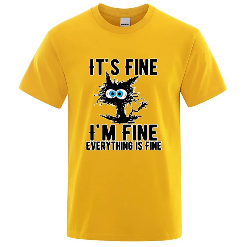 Men’s High Quality T-shirt Cotton Blend Funny Cool Cat Printed T-shirt Casual Men Short Sleeve T-shirt for Men T-Shirt Male Top Men’s Clothing Men’s Fashion Men’s Trendy T-Shirts Men's High Quality T-shirt Cotton Blend Funny Cool Cat Printed T-shirt Casual Men Short Sleeve T-shirt for Men T-Shirt Male Top Men's Clothing Men's Fashion Men's Trendy T-Shirts KDBazar