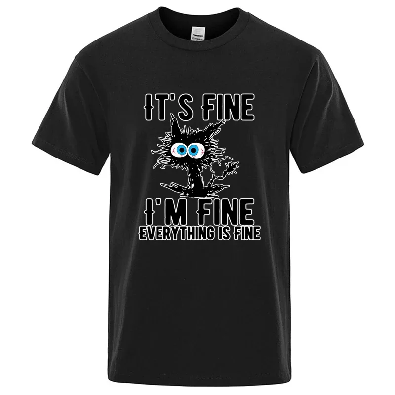 Men’s High Quality T-shirt Cotton Blend Funny Cool Cat Printed T-shirt Casual Men Short Sleeve T-shirt for Men T-Shirt Male Top Men’s Clothing Men’s Fashion Men’s Trendy T-Shirts Men's High Quality T-shirt Cotton Blend Funny Cool Cat Printed T-shirt Casual Men Short Sleeve T-shirt for Men T-Shirt Male Top Men's Clothing Men's Fashion Men's Trendy T-Shirts KDBazar