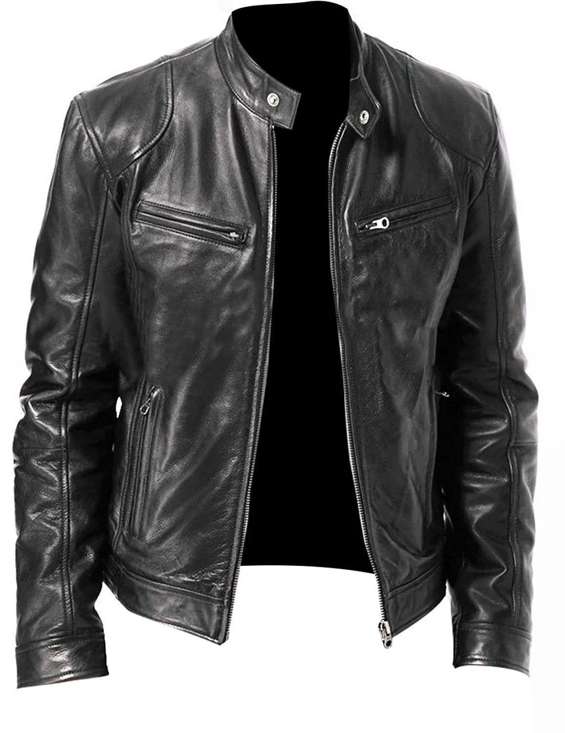 Men’s Leather Jacket Bomber Motorcycle Biker Pu Leather Casual Loose Fit Faux Jacket For Men Men’s Coats & Jackets Men’s Fashion Motorcycle Jackets for Men Men's Leather Jacket Bomber Motorcycle Biker Pu Leather Casual Loose Fit Faux Jacket For Men Men's Coats & Jackets Men's Fashion Motorcycle Jackets for Men KDBazar