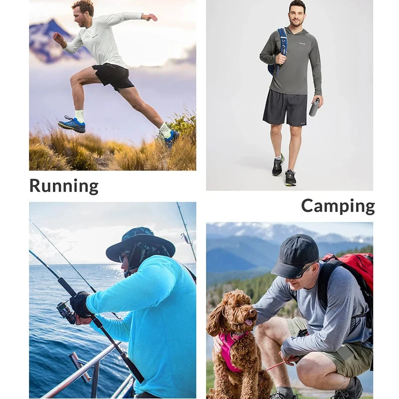 Mens UPF50+ Performance T-Shirt Hoodie Long Sleeve Casual Sun Protection T-Shirt Running Quick Dry Hoodie Sunscreen Fishing Wear Men’s Clothing Men’s Fashion Men’s T-Shirts Mens UPF50+ Performance T-Shirt Hoodie Long Sleeve Casual Sun Protection T-Shirt Running Quick Dry Hoodie Sunscreen Fishing Wear Men's Clothing Men's Fashion Men's T-Shirts KDBazar
