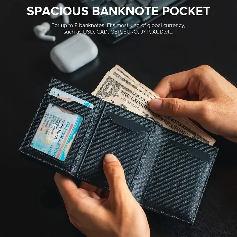 Men’s Wallet with Zipper Coin Purse Automatic Pop-up Metal Credit Card Holder Minimalist RFID Blocking Business Card Wallet Idea Men’s Fashion RFID Blocking Wallets Men's Wallet with Zipper Coin Purse Automatic Pop-up Metal Credit Card Holder Minimalist RFID Blocking Business Card Wallet Idea Men's Fashion RFID Blocking Wallets KDBazar