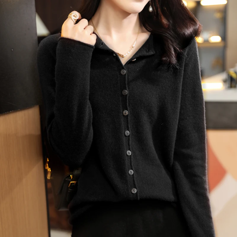 Merino Wool Cashmere Cardigan for Women Cardigans Merino Wool Cashmere Cardigan for Women Cardigans KDBazar