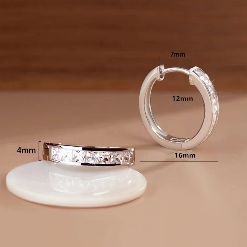 New 925 Sterling Silver Shining Zircon Earrings Women’s Circle Round Earrings Fashionable Elegant Jewelry Birthday Party Gifts Earrings Jewelry & Watches New 925 Sterling Silver Shining Zircon Earrings Women's Circle Round Earrings Fashionable Elegant Jewelry Birthday Party Gifts Earrings Jewelry & Watches KDBazar