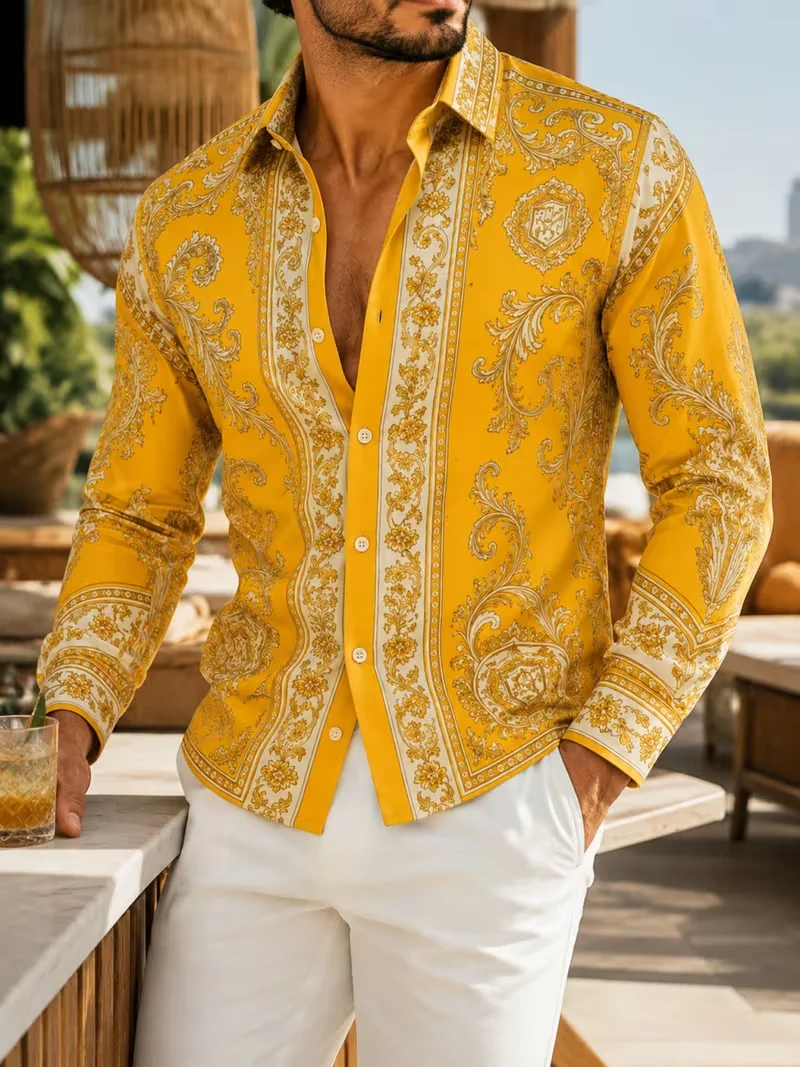 New Halloween Pumpkin Spider Web Bat Printed Long Sleeve Shirt Personalized Trendy Men’s Casual Slim Fit Shirt Dress Shirt Men’s Fashion New Halloween Pumpkin Spider Web Bat Printed Long Sleeve Shirt Personalized Trendy Men's Casual Slim Fit Shirt Dress Shirt Men's Fashion KDBazar