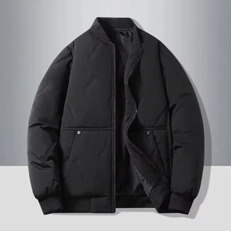 New autumn and winter baseball collar, men’s fashionable and versatile cotton jacket, outer warm cotton jacket, baseball jacket, Cotton Coat Men’s Coats & Jackets Men’s Fashion New autumn and winter baseball collar, men's fashionable and versatile cotton jacket, outer warm cotton jacket, baseball jacket, Cotton Coat Men's Coats & Jackets Men's Fashion KDBazar