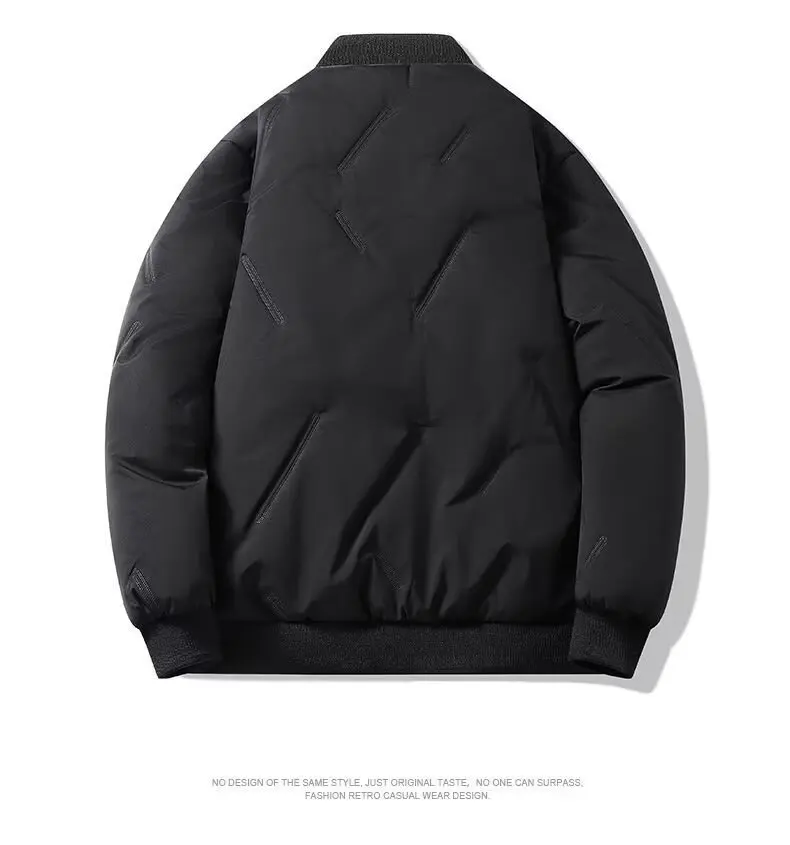 New autumn and winter baseball collar, men’s fashionable and versatile cotton jacket, outer warm cotton jacket, baseball jacket, Cotton Coat Men’s Coats & Jackets Men’s Fashion New autumn and winter baseball collar, men's fashionable and versatile cotton jacket, outer warm cotton jacket, baseball jacket, Cotton Coat Men's Coats & Jackets Men's Fashion KDBazar