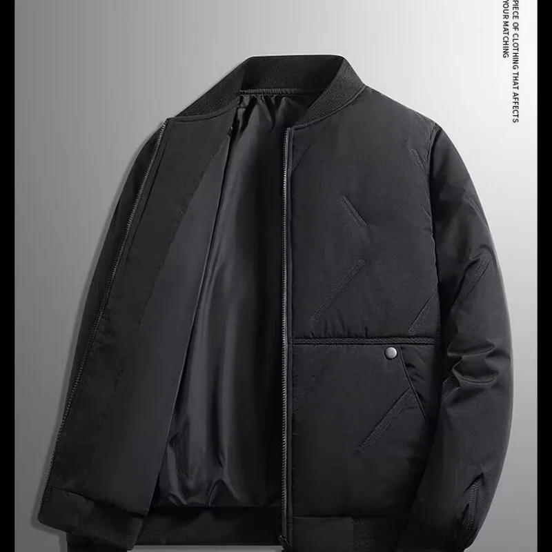 New autumn and winter baseball collar, men’s fashionable and versatile cotton jacket, outer warm cotton jacket, baseball jacket, Cotton Coat Men’s Coats & Jackets Men’s Fashion New autumn and winter baseball collar, men's fashionable and versatile cotton jacket, outer warm cotton jacket, baseball jacket, Cotton Coat Men's Coats & Jackets Men's Fashion KDBazar