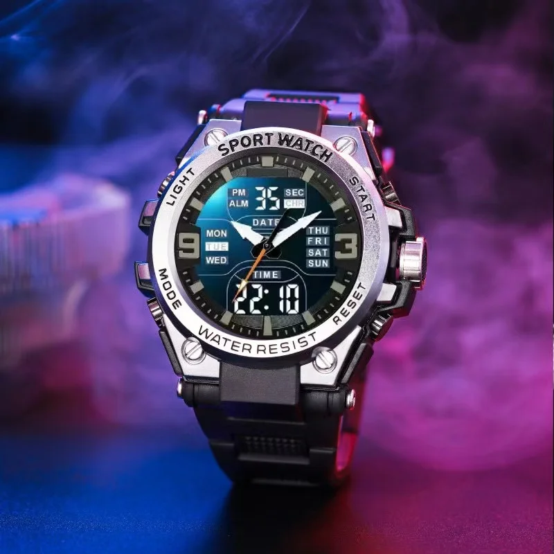 Multifunctional mens watch for students and everyday wear