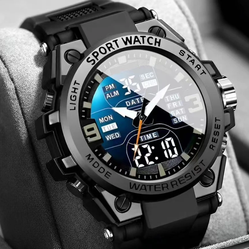 New high-end luxury men’s and young students’ quartz electronic dual movement night light multifunctional steel alloy Jewelry & Watches Mens Watches New high-end luxury men's and young students' quartz electronic dual movement night light multifunctional steel alloy Jewelry & Watches Mens Watches KDBazar