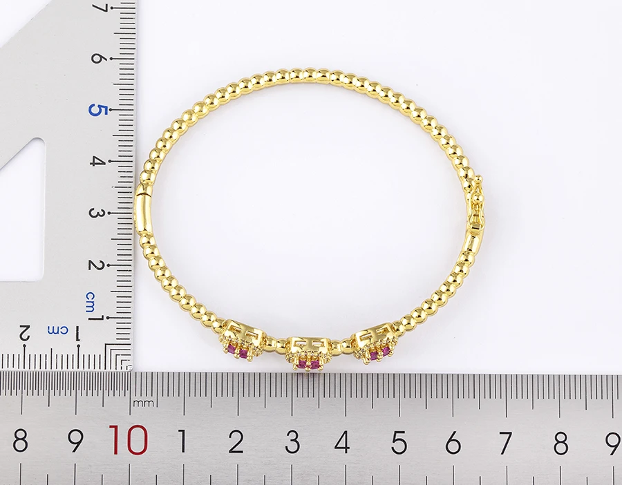 Crystal zircon bangle product view