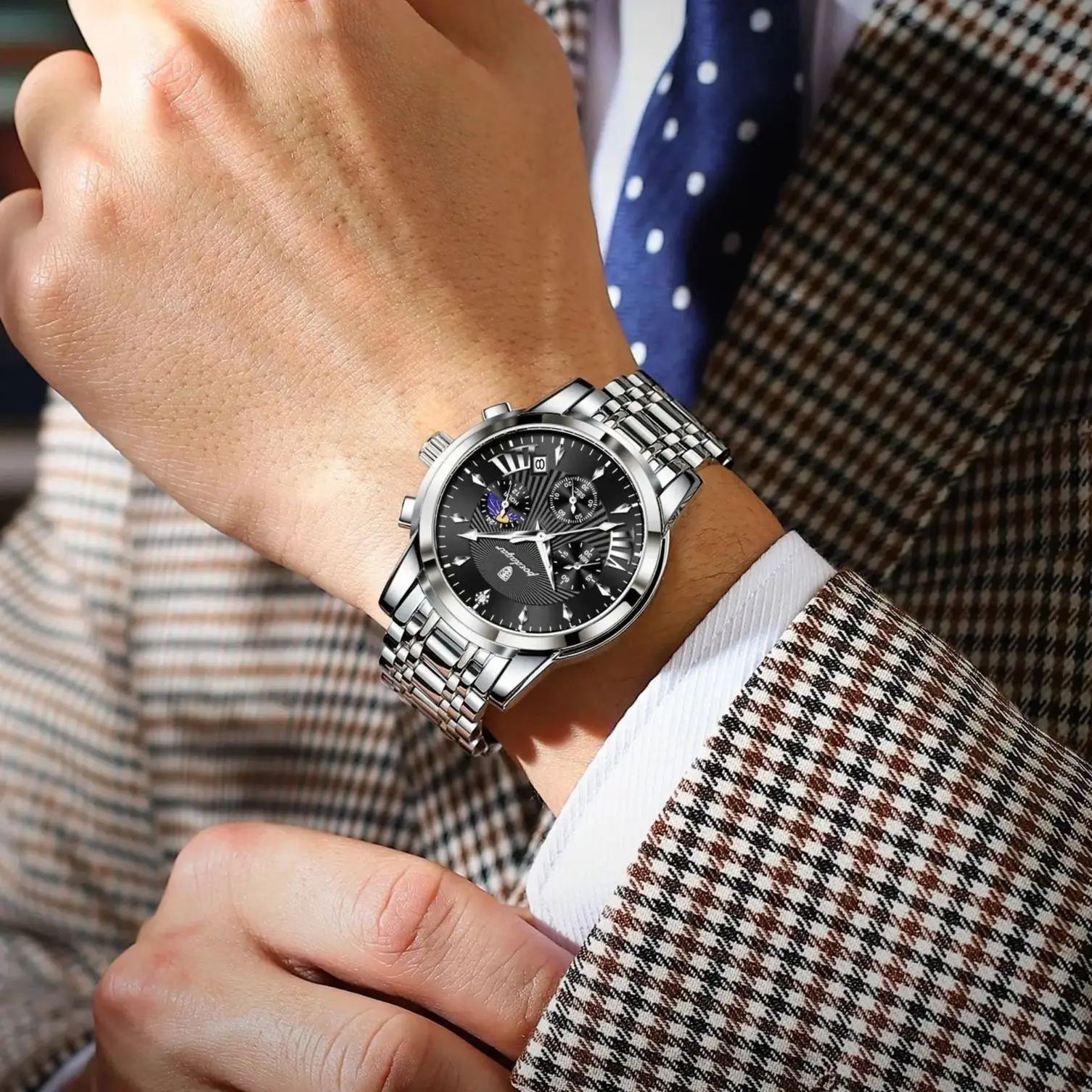 POEDAGAR Original Military Men Watches Waterproof Luminous Date Chronograph Man Watch Stainless Steel Men’s Quartz Watches Reloj Jewelry & Watches Mens Watches POEDAGAR Original Military Men Watches Waterproof Luminous Date Chronograph Man Watch Stainless Steel Men's Quartz Watches Reloj Jewelry & Watches Mens Watches KDBazar
