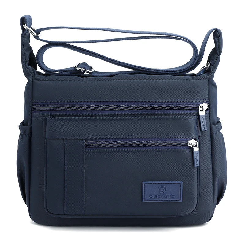 Lightweight pink messenger bag