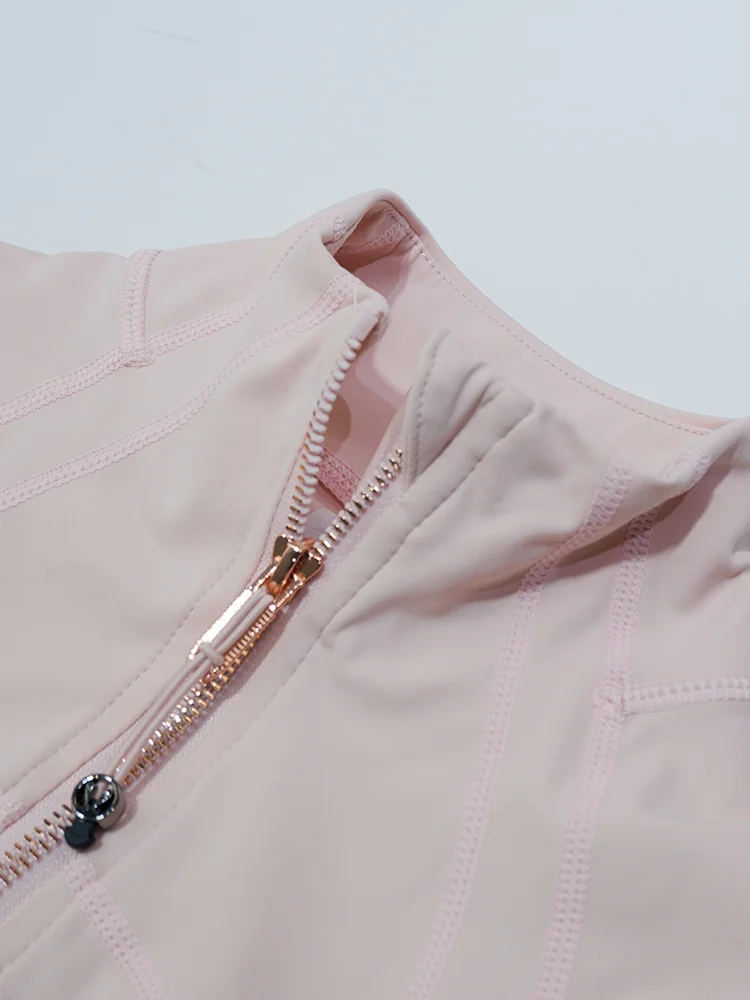 Pink Stand Collar Gym Jacket for Women Women’s Activewear Women’s Fashion Women’s Sport Clothing Pink Stand Collar Gym Jacket for Women Women's Activewear Women's Fashion Women's Sport Clothing KDBazar